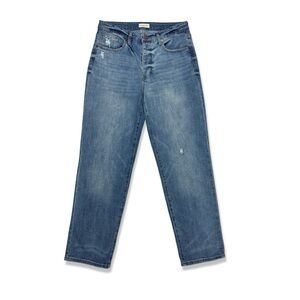 Oliver Logan Mulberry High Rise Straight Jeans